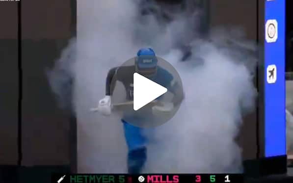 [Watch] Andre Russell Makes A Hollywood-Like 'Smoky' Entrance In The Hundred Game